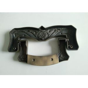 Ref H008 Gold Size 19 X 11 Cm Casket Handles , Zinc Alloy Coffin Accessories