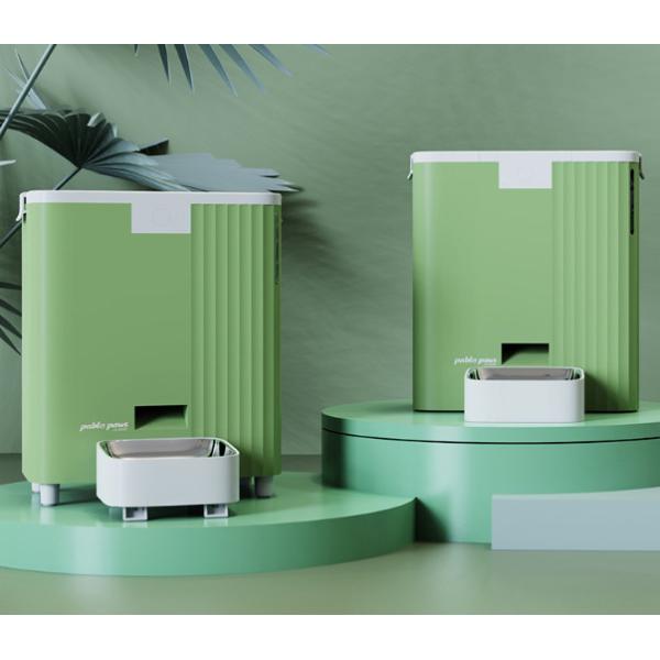 6L Hopper Cat Dry Food Dispenser Tilted For Small Medium Dogs