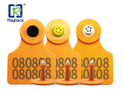134.2KHZ TPU Rust Resistant ISO11784 Cattle Ear Tags