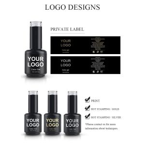 Custom 15ml Flash Shiny Disco Gel Soak Off Diamond Reflective Glitter Gel Polish