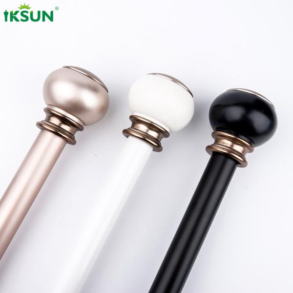High Quality Curtain Rod Aluminum Alloy Ceiling Mouted Roman Pole Window Treatment For Office