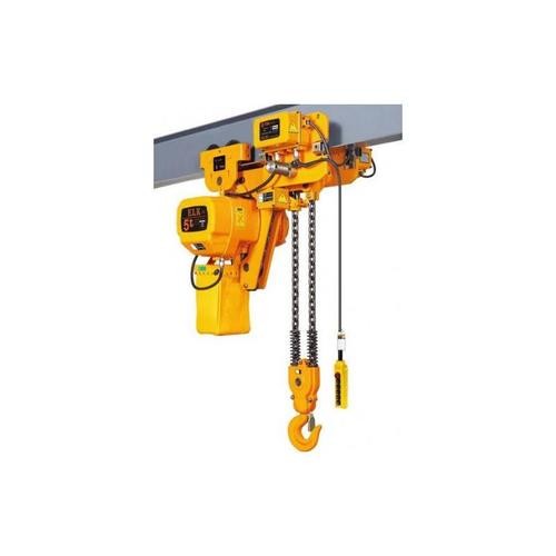 Buy Low Headroom Industrial 5t Electric Chain Hoist With Trolley at wholesale prices