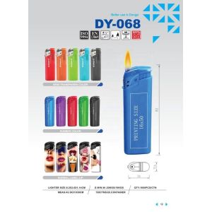 Customized Request Plastic Cigarette Gas Lighter Dongyi Design 2023 with