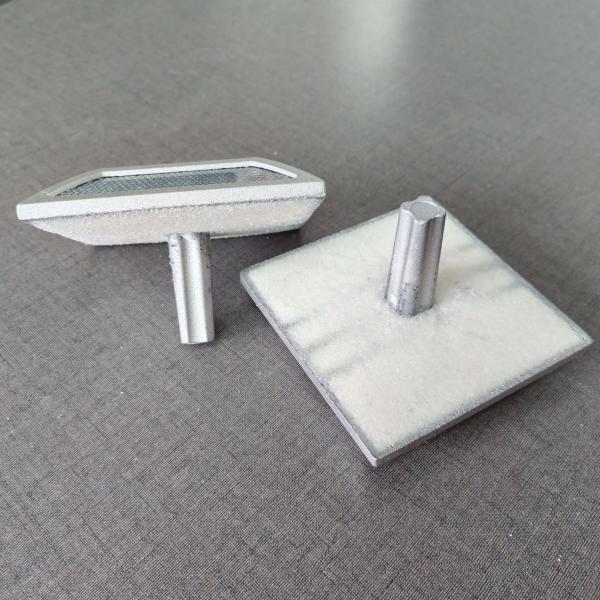 Reflective Sand Filled Aluminum Road Stud With Pin Cast Aluminum Pavement Marker for Driveway and Road Safety