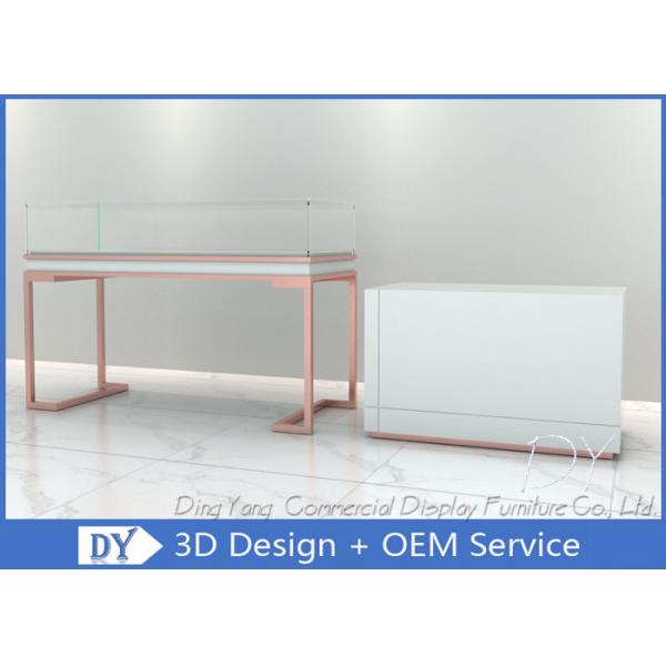 Buy Nice Glass Wooden Jewellery Display Counter / Jewellery Counters at wholesale prices