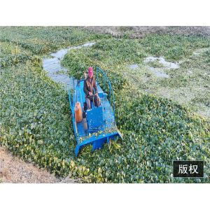 Diesel Engine 40kw Trash Skimmer Machines With Dule Wheel Knives