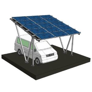 Waterproof Carbon Steel Aluminum Structures Solar Carport Mounting Systems