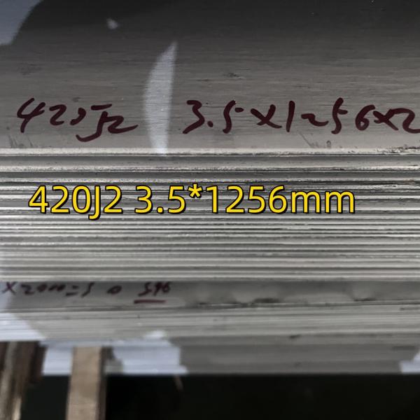 Buy Martensitic ASTM A240 AISI 420J2 SUS420J2 X30Cr13 1.4028 Stainless Steel  Plate 3.0 3.5mm For Knife at wholesale prices