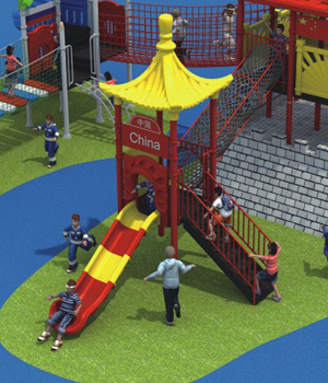 Imported Plastic Outdoor Playground Equipment For Kids