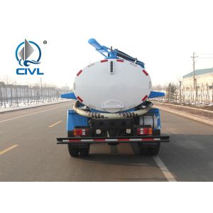 Sinotruk Howo 4m3 - 8m3 Light Duty Sewage Suction / Vacuum Truck