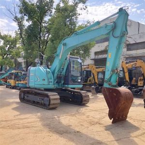 Used Kobelco SK125SR Excavator 12 Ton Mini Excavator with YANMAR Engine in