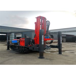 Pneumatic 55kw 180m Portable Water Well Drilling Equipment
