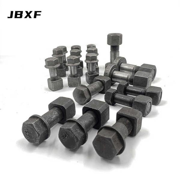 Buy Heavy Duty Excavator Track Shoe Bolts M24x120 Compatible With CAT 320 Komatsu PC200 Grade 10.9 Alloy Steel Anti-Corrosion Coating at wholesale prices