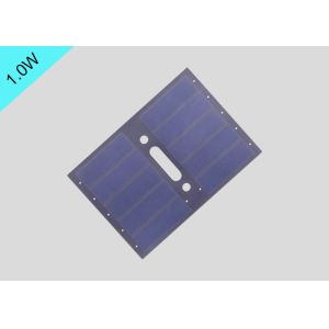Quality Lightweight Multicrystalline Solar Panels Module 1w Frosted PET Front Cover for sale