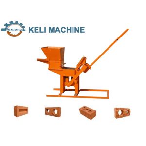 Clay with Cement Buliding Material Manual Brick Making Machine