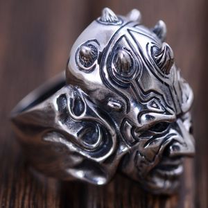 Fashion Design Chunky Thai 925 Silver Men Ring (XH052064)