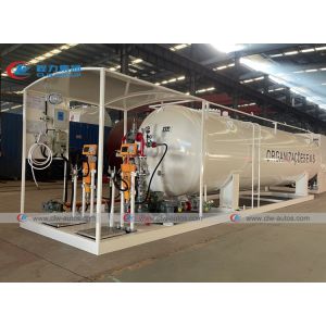 ASME 20cbm 10MT Skid Mounted LPG Gas Refilling Plant