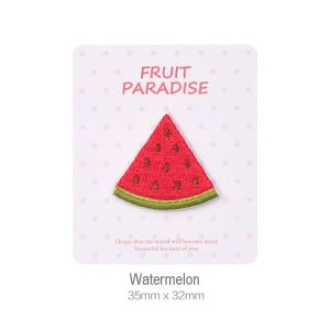 China Decorative Custom Watermelon Iron-On Decals Playful Summer Vibes Fade-Proof Fabric Fun for Personalization on sale