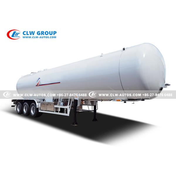 Buy 49.6CBM LP GAS Semi Trailer Propane Delivery Tanker Truck at wholesale prices