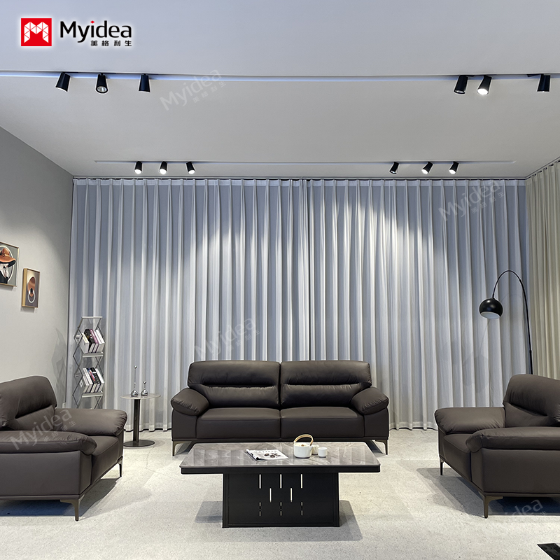 Simple luxury solid wood frame office sofa set lightweight luxury business