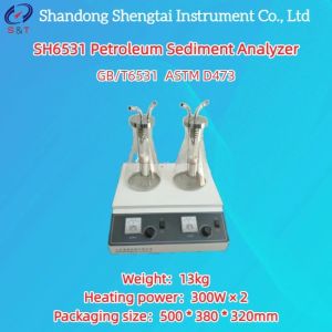 Quality ASTM D473 Petroleum Sediment Analyzer Dual Structure 300W Heating for sale