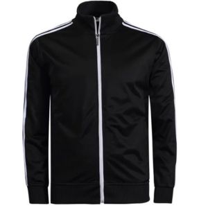 Breathable Lightweight Polyester Jacket Blank Standing Collar Gym Apparel