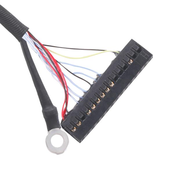 i-PEX20453-230T-02 To DP 30P Lvds Display Connector BLACK PPO HSG AND DP-T G OR