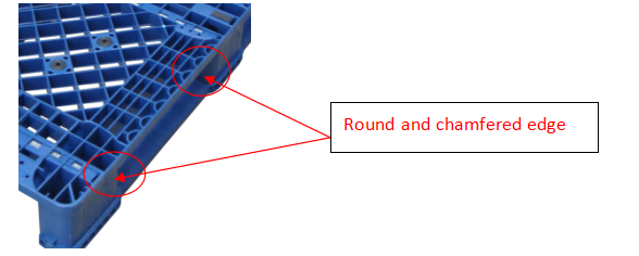 HDPE or PP solid deck large plastic Pallets