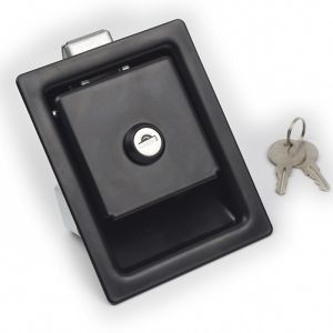 XK101BS Recessed Door Paddle Lock Latch With Keys For Truck Trailer Container
