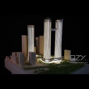 KPF 1/500 L.GEM Baishizhou Skyscrapercity Scale Models Commercial Complex