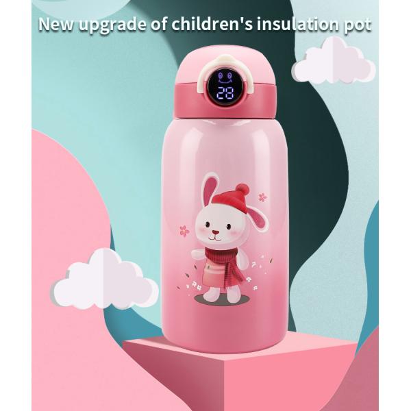Christmas Gift Smart Water Bottle Vacuum Intelligent Water Bottle Temperature Display Mug for Kids 600ml