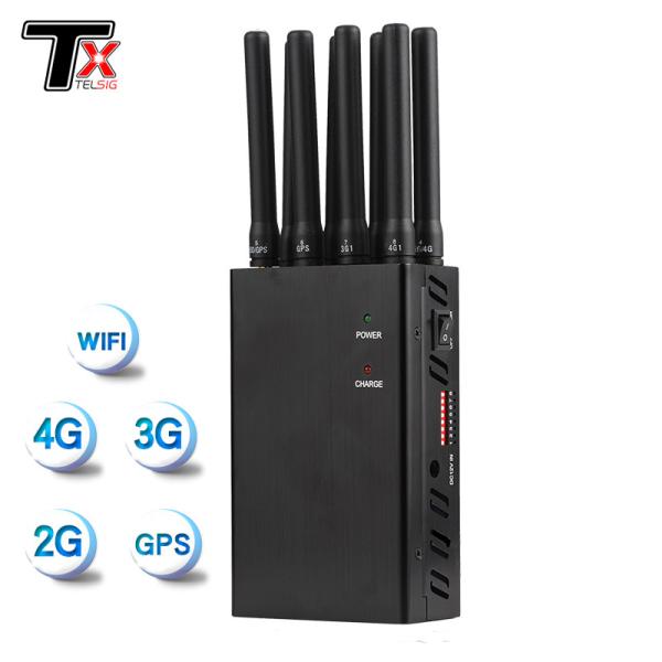 Buy Handheld 8 Channel WiFi Signal Blocker Shockproof With Lithium Battery at wholesale prices