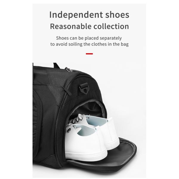 OEM Custom Logo Travel Duffel Backpack Garment Duffle Bag Multi Storey