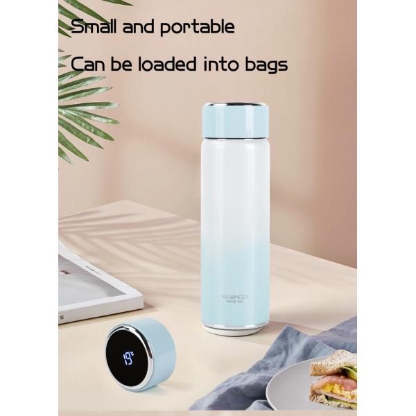 High Quality Stainless Steel Compact Convenient and Long Term Heat Preservation Intelligent Temperature Display Cup