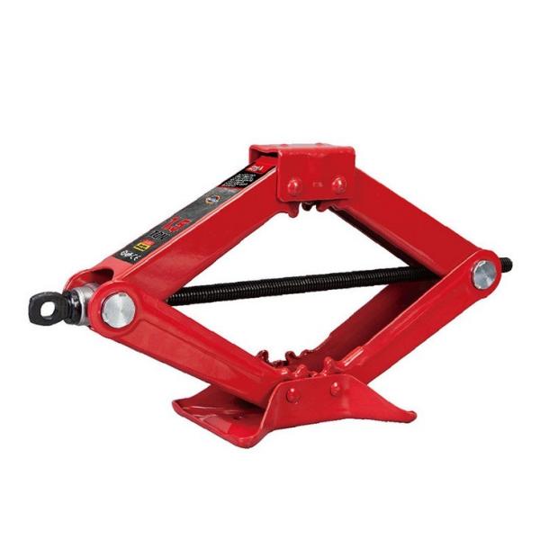 Buy Red 1.5 Ton Scissor Jack for Car Repair Max Height 385mm Minimum Height 105mm Support Manual Mechanical Jack Auto Repair Tool at wholesale prices