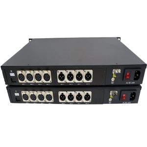 Buy cheap 4 Ch 2 Way Balanced Audio To Fiber Optic Converter Radio And Broadcasting from wholesalers