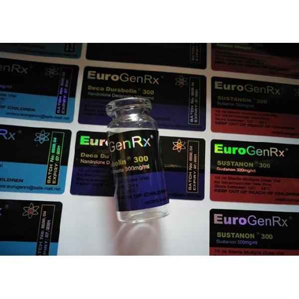 Buy Private Glossy Waterproof Vial Labels 10ml Hologram Pharmaceutical Labels at wholesale prices