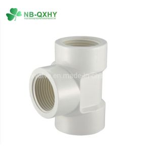 QX Standard UPVC Plastic Pipe Fitting PVC 90deg Water Elbow for Water Supply