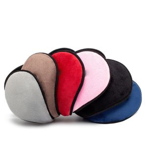 OEM Heated Ear Muffs , Rechargeable Heated Ear Warmers Fleece Material