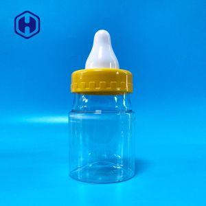 540ml Bpa Free Packaging Candies Cute Plastic Jars With Lids