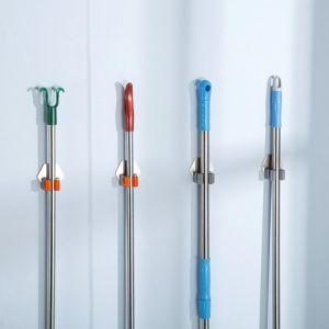 stainless steel Mop Handle Holder Household Mop Handle Holder Reusable Tool