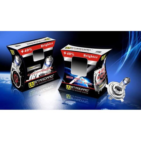 Halogen Xenon HID Motorcycle Headlight Bulb Blue color H4 P43T 12V 35/35W