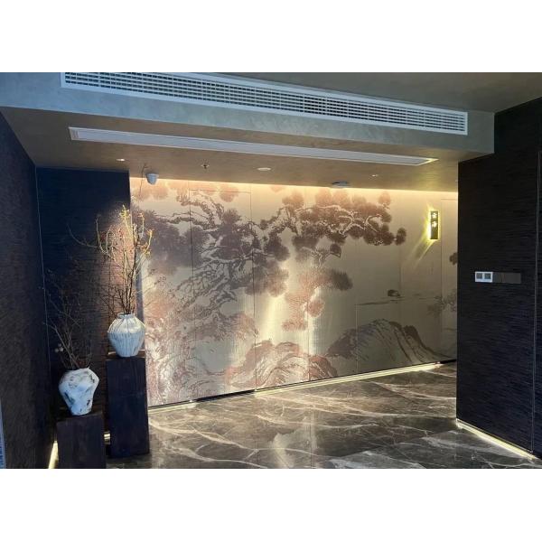 Buy 1.8m Width Metallic Wall Covering Stain Resistant For Superior Wall Protection And Design at wholesale prices