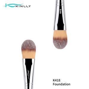 Wood Handle Synthetic Hair Luxury Makeup Brushes