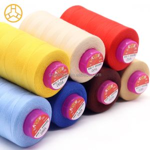 Low Moq 40/2 5000yds Polyester Sewing Thread For Machine Sewing With 100%