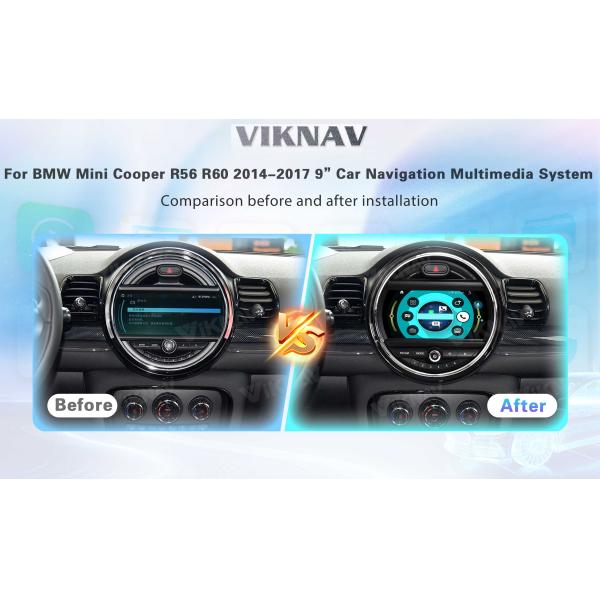 BMW R56 R60 2014-2017 Double Din Touch Screen Radio Head Unit Android 9 Inch