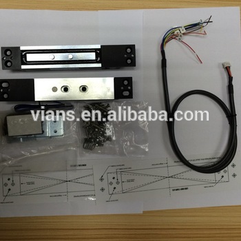 High Performance 1200 Lbs Electric Magnetic Lock / Signal Output Shear Lock With Timer