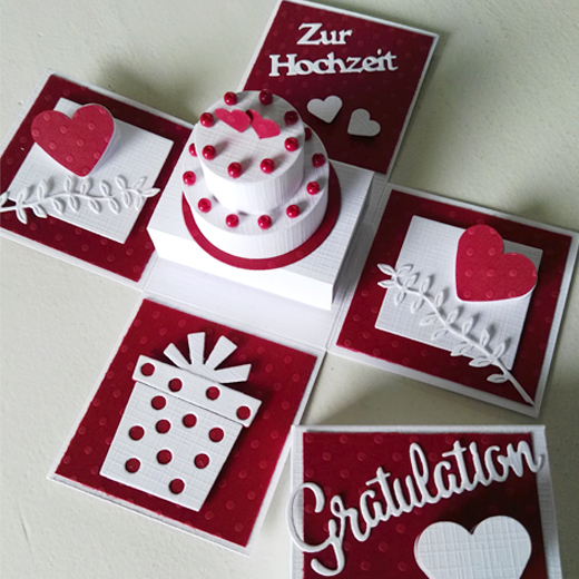 ECO-Friendly Wholesale Surprise Gift box Diy Christmas explosion present box