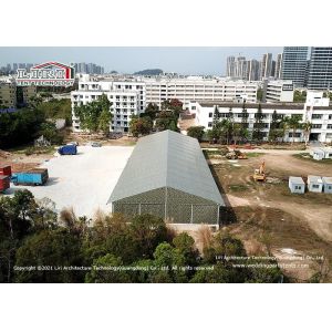 Permanent 850gsm Industrial Storage Tents Flame Reisitant