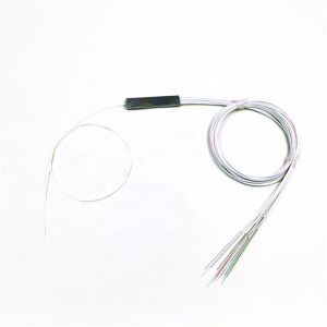 Mini Passive Fiber Splitter , Steel Tube Optical Wire Splitter With SC APC